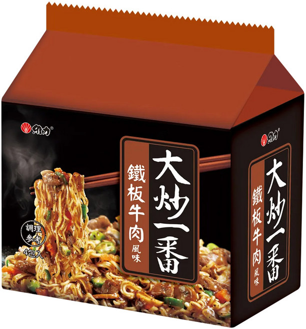 維力 大炒一番 鐵板牛肉 85g, 4包