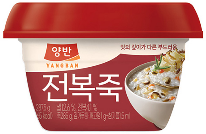 양반 전복죽, 287.5g, 1개