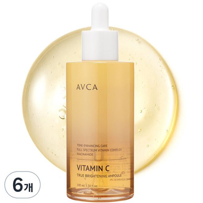 아브카 트루 브라이트닝 비타민씨 미백 앰플, 100ml, 6개