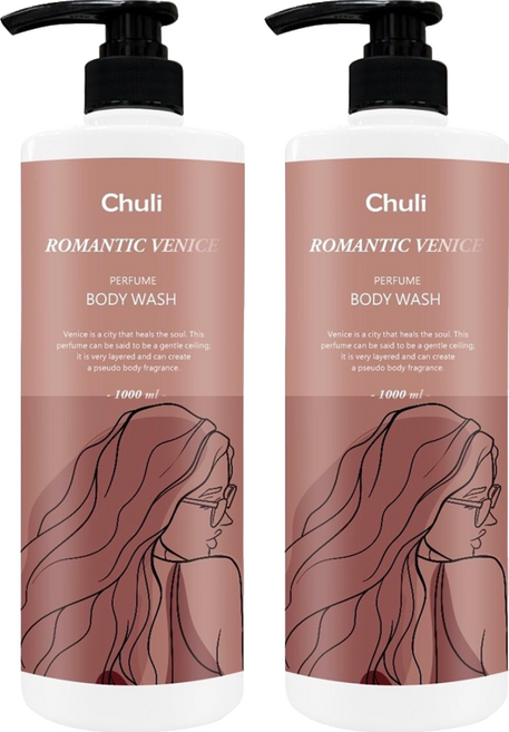 Chuli 初梨 女神系列 香水沐浴乳 浪漫威尼斯, 1L, 2瓶