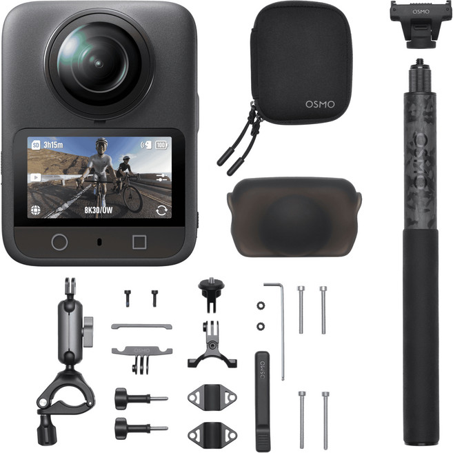 DJI Osmo 360 로드 사이클링 후방 POV 콤보