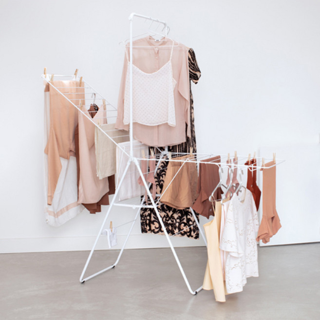 브라반티아 행온 with ROD 빨래건조대 25m, 프레쉬화이트