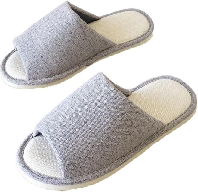 TAIWAN SLIPPER 台灣犀利趴 i Slippers 台灣製 悠活系列 布質家居室內拖鞋, 英倫爵色 深霧灰色, 1雙