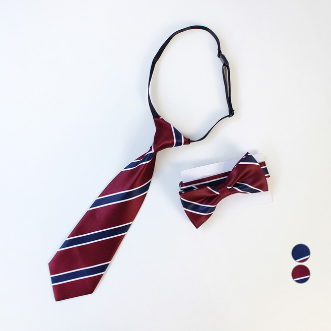 아동용 보타이 넥타이 2종 세트