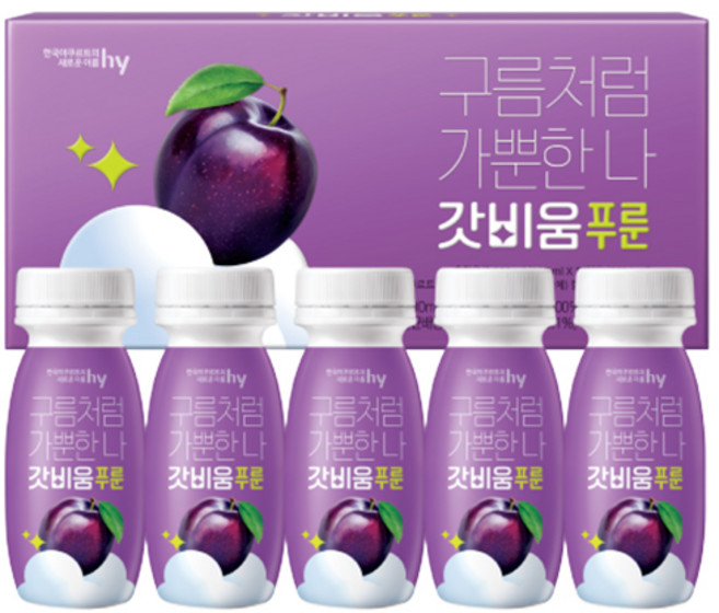 GOD BIUM 黑棗益生菌飲, 100ml, 5個
