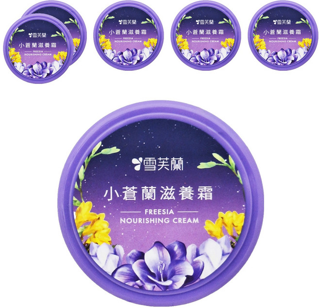 雪芙蘭 滋養霜 小蒼蘭, 60g, 6罐