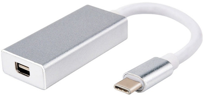 Neon 台灣霓虹 4Kx2K Type-C公轉Mini DP母轉接器, E4KCMMIDF1, 1個