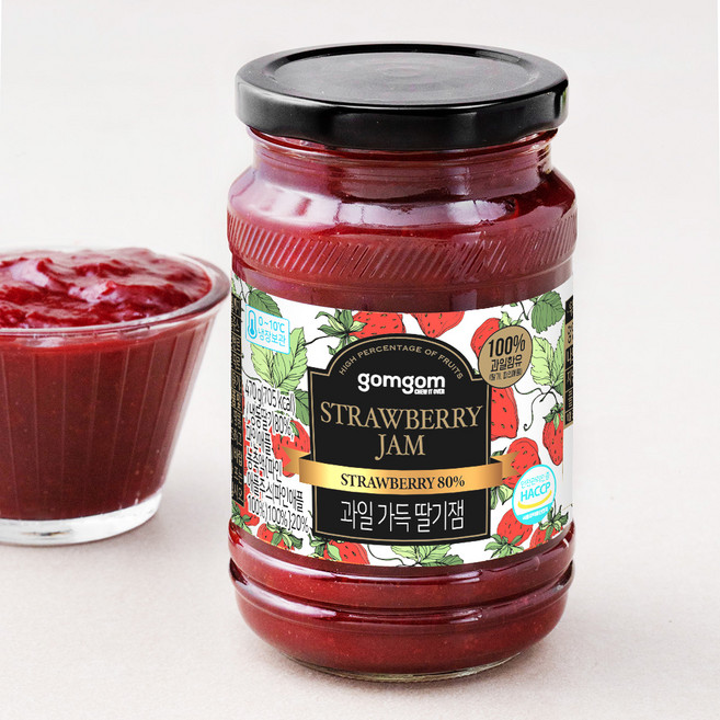 곰곰 과일가득 딸기잼, 470g, 2개