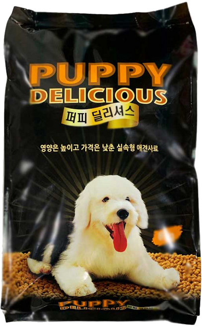퍼피딜리셔스 전연령 강아지 건식사료, 곡물, 4.5kg, 1개