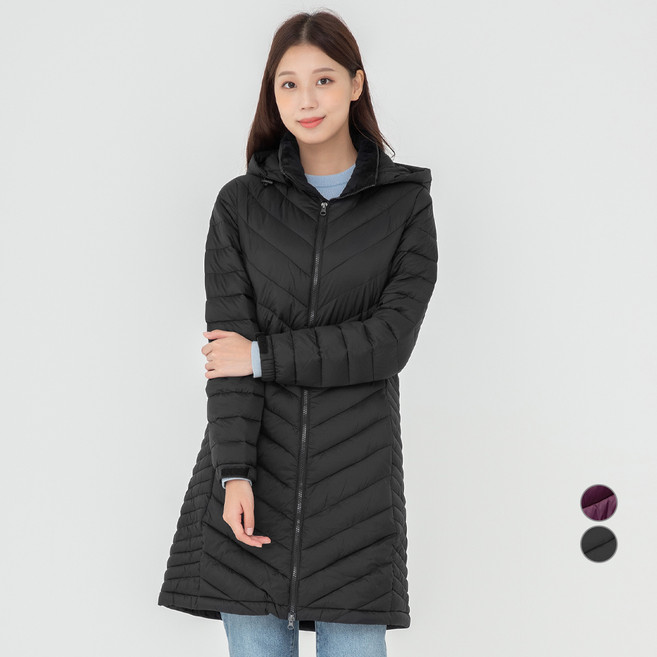 CARET 女款輕量斜紋絎縫大衣