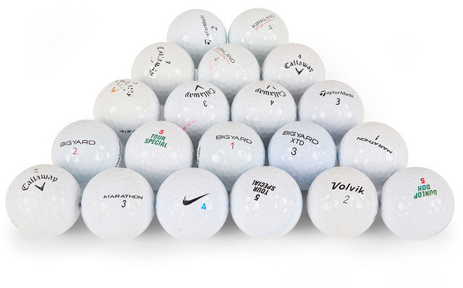 브랜드혼합 로스트볼, 화이트, 10개입, 2개