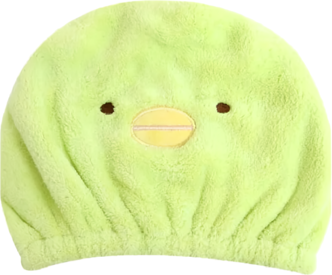 Sumikkogurashi 角落生物 浴帽, 企鵝 綠色, 1個
