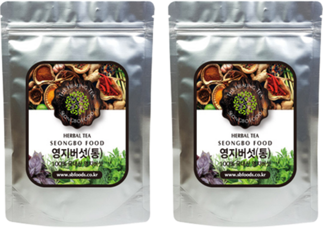 成寶食品 韓國產 整顆靈芝, 100g, 2個