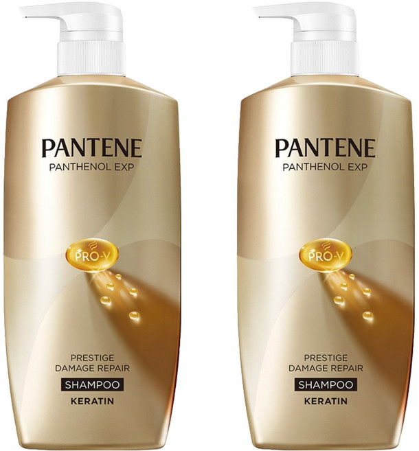 PANTENE 潘婷 奢華受損修護洗髮乳, 2個, 750ml