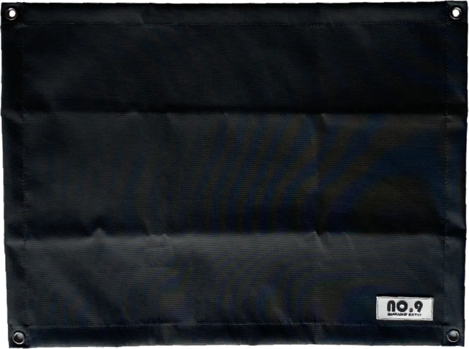 BARRACK09 NO.9號焚火隔熱防火墊 隔熱防火布 60 x 80cm 400g, 黑色, 1個