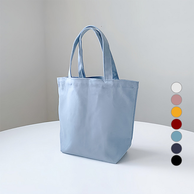 무지 캔버스 미니 에코백