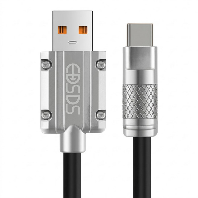 EDSDS TYPE-C充電傳輸線 EDS-J904, 1.5m, 顏色隨機, 1條