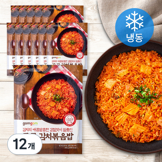곰곰 김치볶음밥 (냉동), 300g, 12개