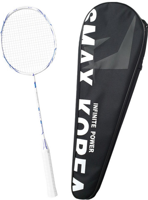 SmaxKorea 全碳纖維超輕量羽球拍 88g, 1個, 波塞冬 3U
