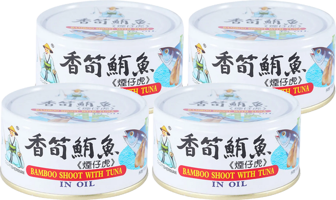 同榮 香筍鮪魚 煙仔虎 170g, 4罐