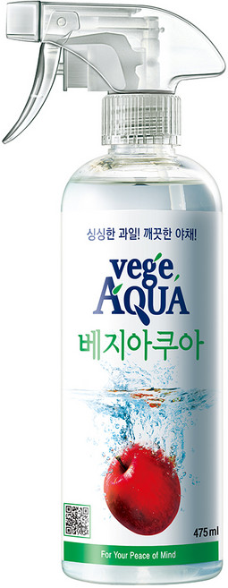 베지아쿠아 과일 야채 세정제, 475ml, 1개