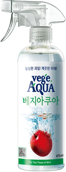 베지아쿠아 과일 야채 세정제, 475ml, 1개 - 쿠팡