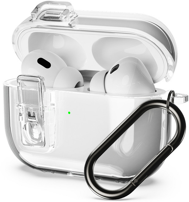 신지모루 변색방지 이어폰 TPU 에어팟 클리어락 분실방지 케이스, 에어팟 프로3, 투명, 1개