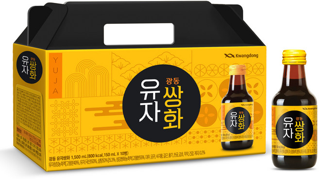 광동제약 유자쌍화, 150ml, 10개