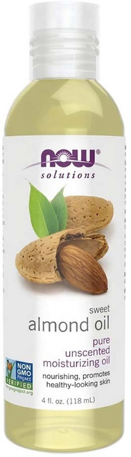 NOW Foods 純甜杏仁保濕油, 118ml, 1瓶