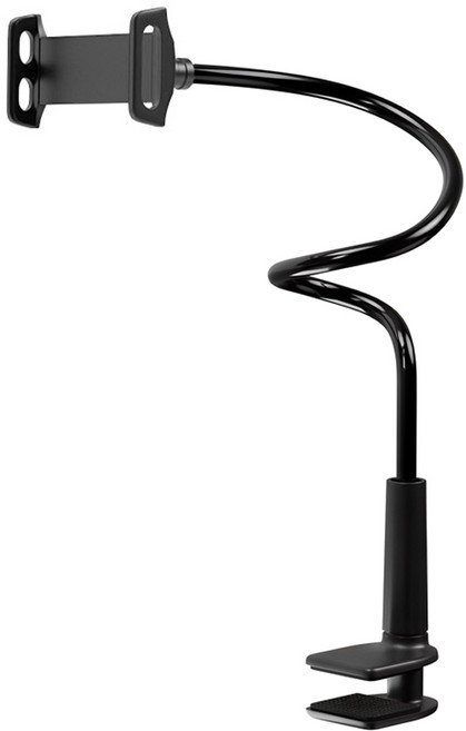 Home Planet 智能手機 平板電腦 軟管支架 75公分, 黑色, 1個