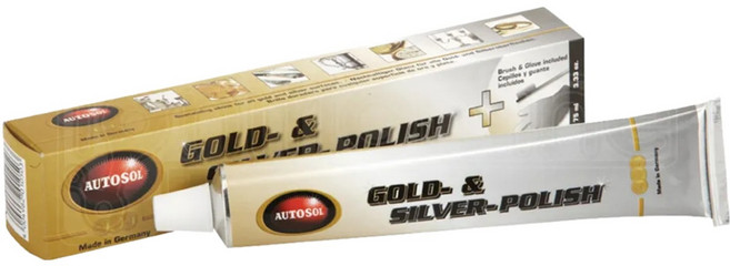 AUTOSOL 歐多索 金銀亮光膏 75ml 德國製, 1條