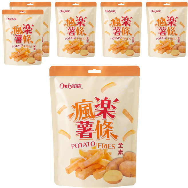 Onlyone 海龍王 瘋樂薯條, 72g, 6包