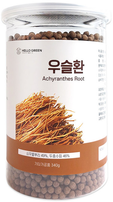 헬로우그린 우슬환 통, 340g, 1개