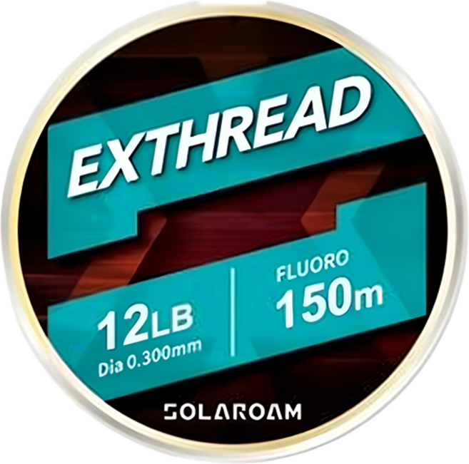 TORAY 東麗 SOLAROAM Exthread 碳纖維線 碳纖線 卡夢線 S753 12LB, 透明色, 1個