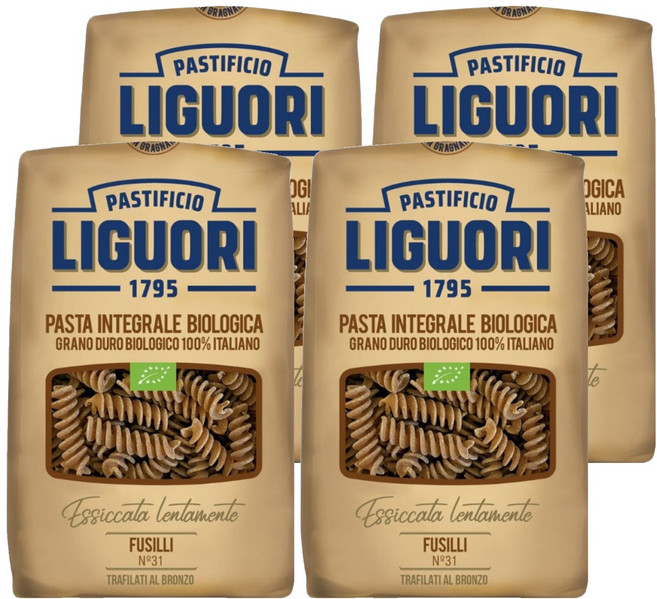 리구오리 유기농 통밀 푸실리, 500g, 4개