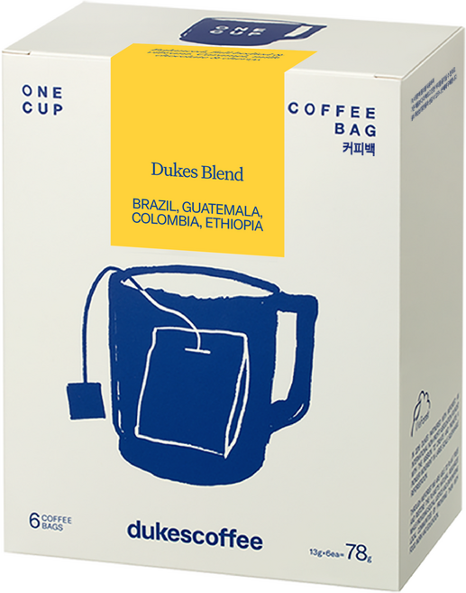 듁스 커피백 듁스블렌드, 13g, 6개입, 1개