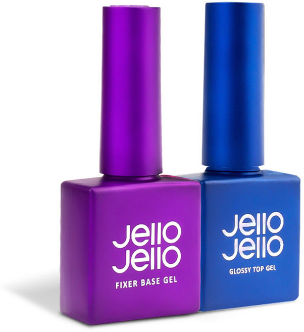 젤로젤로 픽서 베이스젤 + 글로시 탑젤, 10ml, 1개
