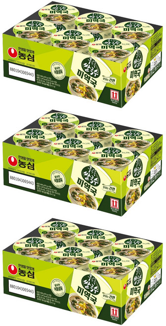 후루룩 쌀국수 미역국 74g, 18개