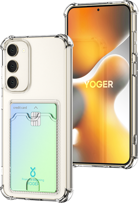 요거 클리어 카드 수납 젤리 휴대폰 케이스