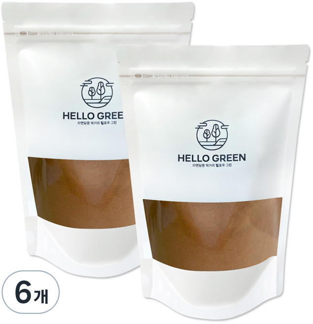 헬로우그린 계피 시나몬 가루, 6개, 500g