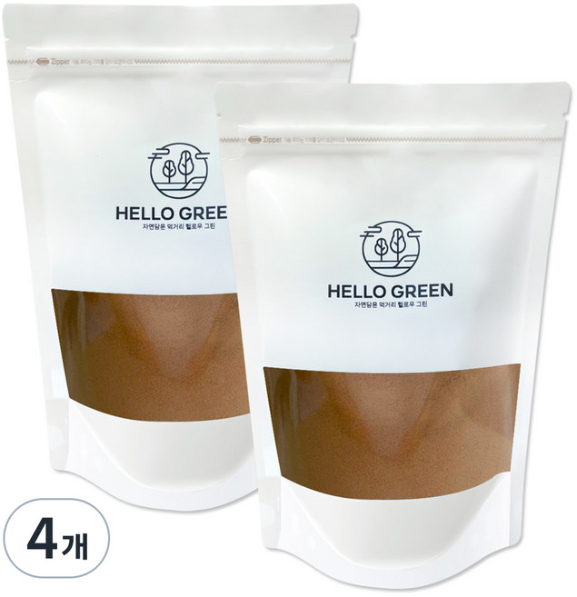 헬로우그린 계피 시나몬 가루, 4개, 500g