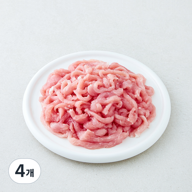 파머스팩 무항생제 인증 한돈 등심 잡채용 (냉장), 4개, 400g