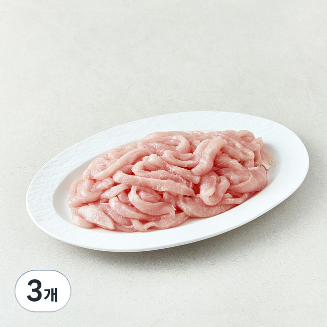 한돈 등심 잡채용 (냉장), 500g, 3개