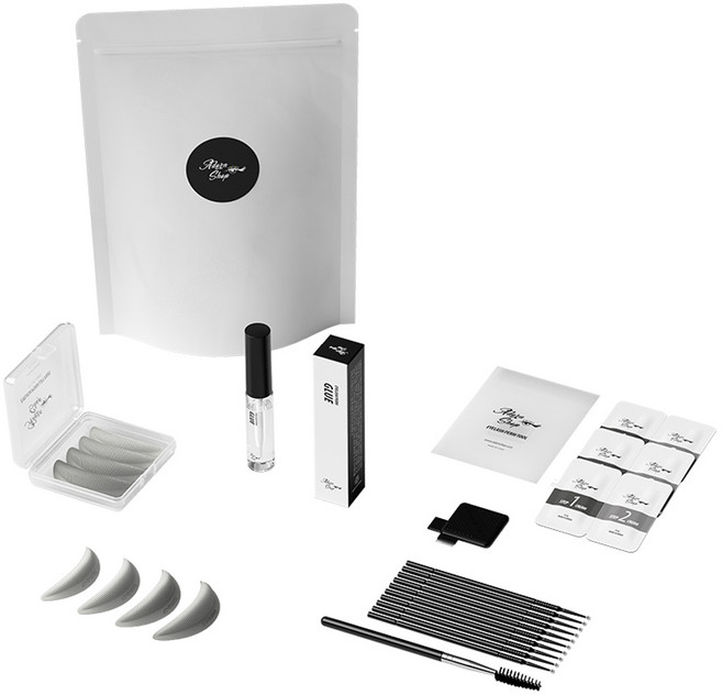 아던샵 셀프 속눈썹펌 3회분 세트, 1세트