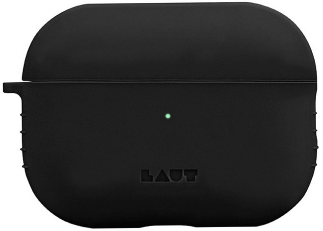 LAUT 萊德 矽膠防塵保護殼 AirPods Pro 2適用, 單一商品, 黑色, 1個
