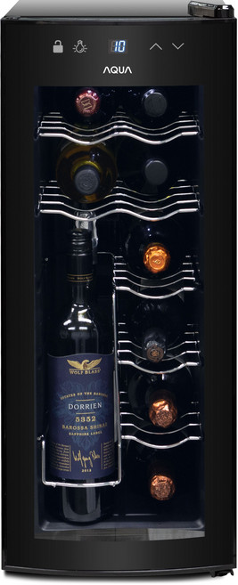 하이얼 아쿠아 와인셀러 자가설치 12병, 블랙, HWC35MNB