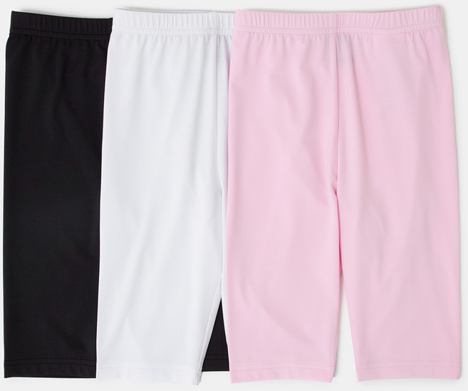 롤리트리 아동 에어로쿨 5부 레깅스 3매입 세트