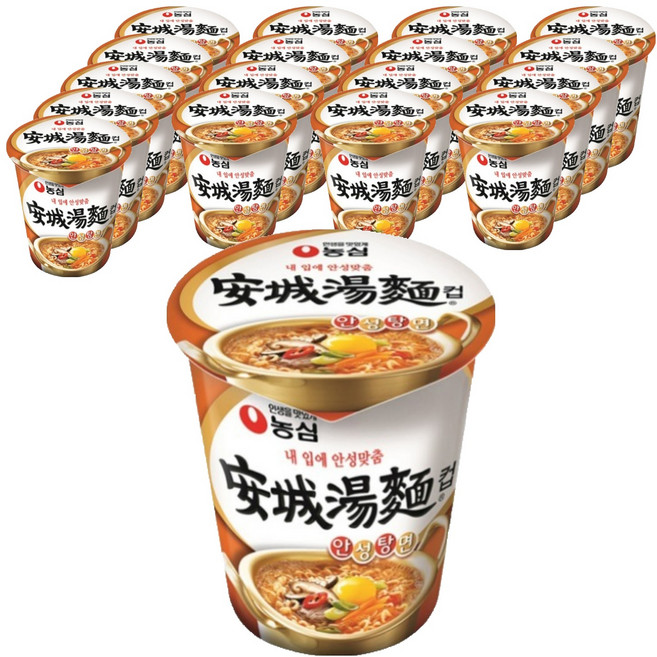 안성탕면 컵라면 66g, 18개