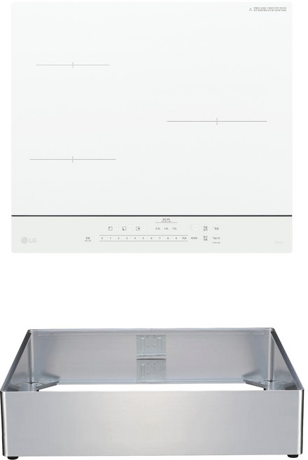 LG전자 디오스 오브제컬렉션 인덕션 3구 + 케이스 15cm 세트 방문설치, BEI3ANHLOEA, 프리스탠딩