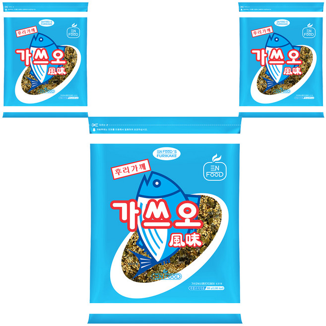 이엔푸드 가쓰오풍후리가께, 500g, 3개